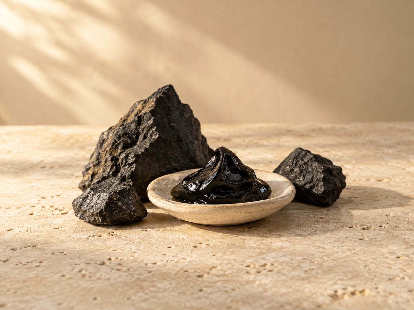 Univers de la résine et des compléments de shilajit